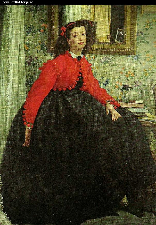 James Tissot portrait of a lady, c.